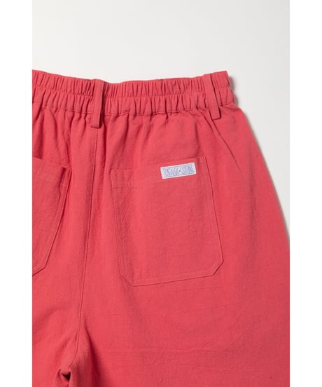 Summer half pants / salmon