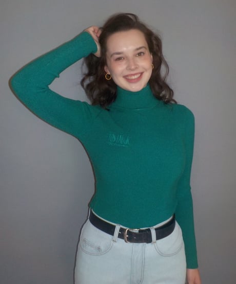 Turtle knit / green