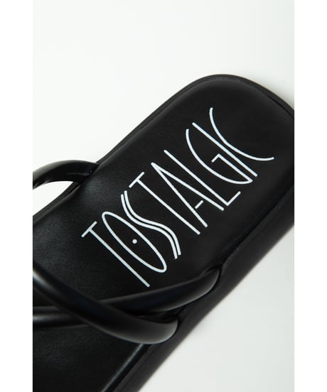 Flip flops / black
