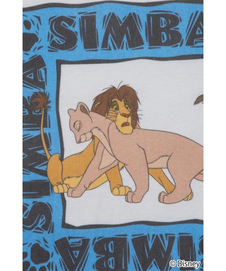 Simba and Nala / tee / white [ Shipped in early Jul. ]