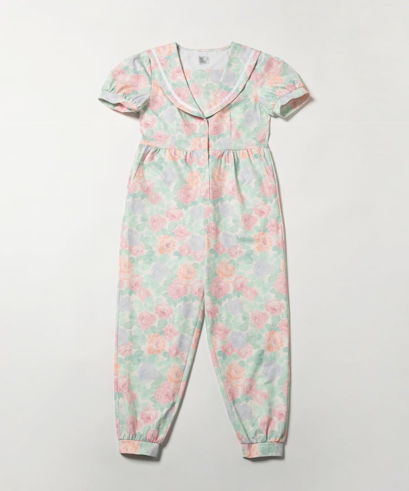 Tostalgic Clothing トスタルジックFloral Rompers Floral rompers / floral | Tostalgic Clothing