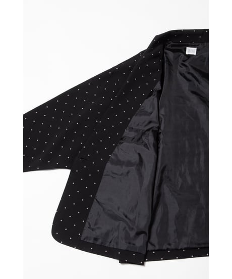 Oversized jacket / polka dots