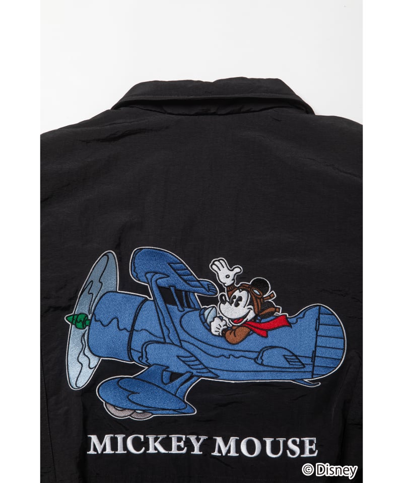 Mickey flight jacket / black | Tostalgic Clothing