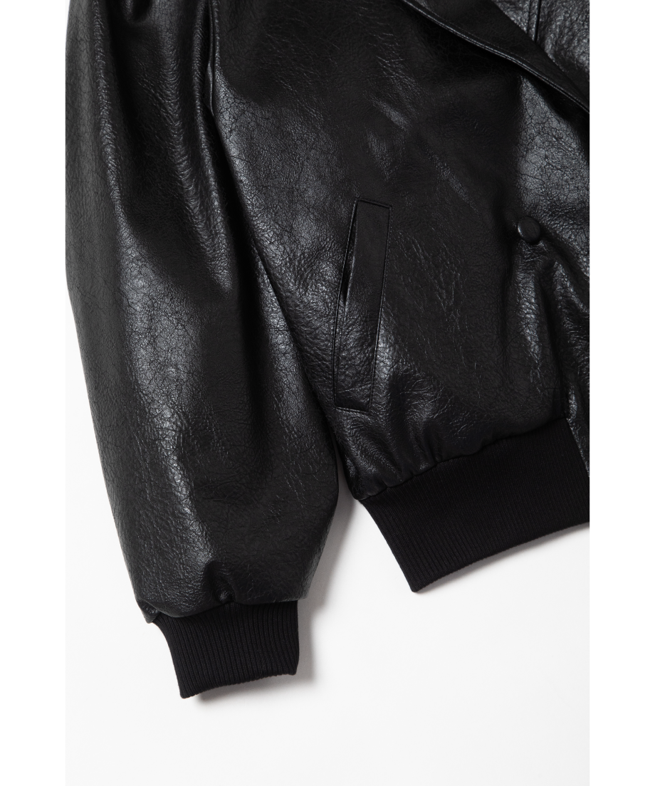 2way leather jacket / black | Tostalgic Clothing 2way leather jacket / black | Tostalgic Clothing