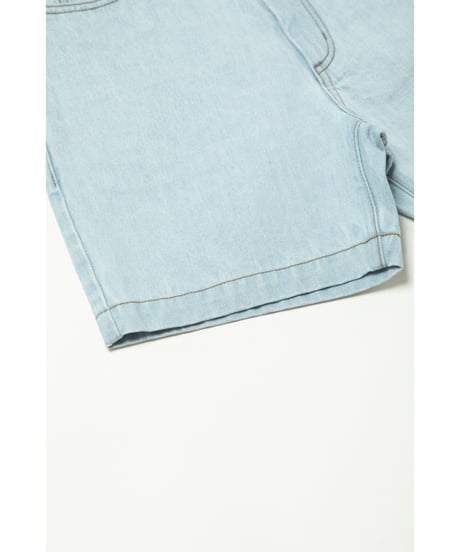 Denim half pants / light blue