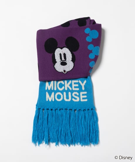 Mickey Mouse scarf / purple