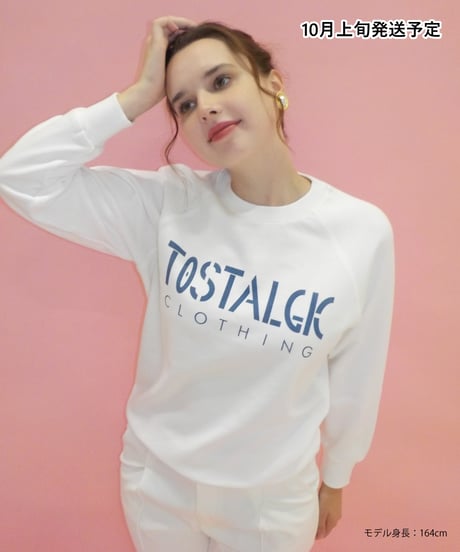 Fitted sweatshirt / white