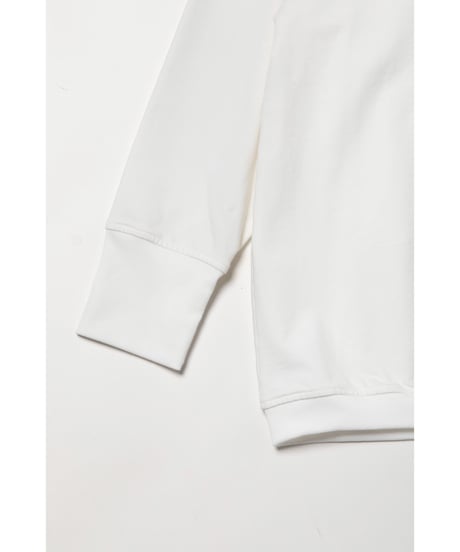 Bottouns sweat shirt / white