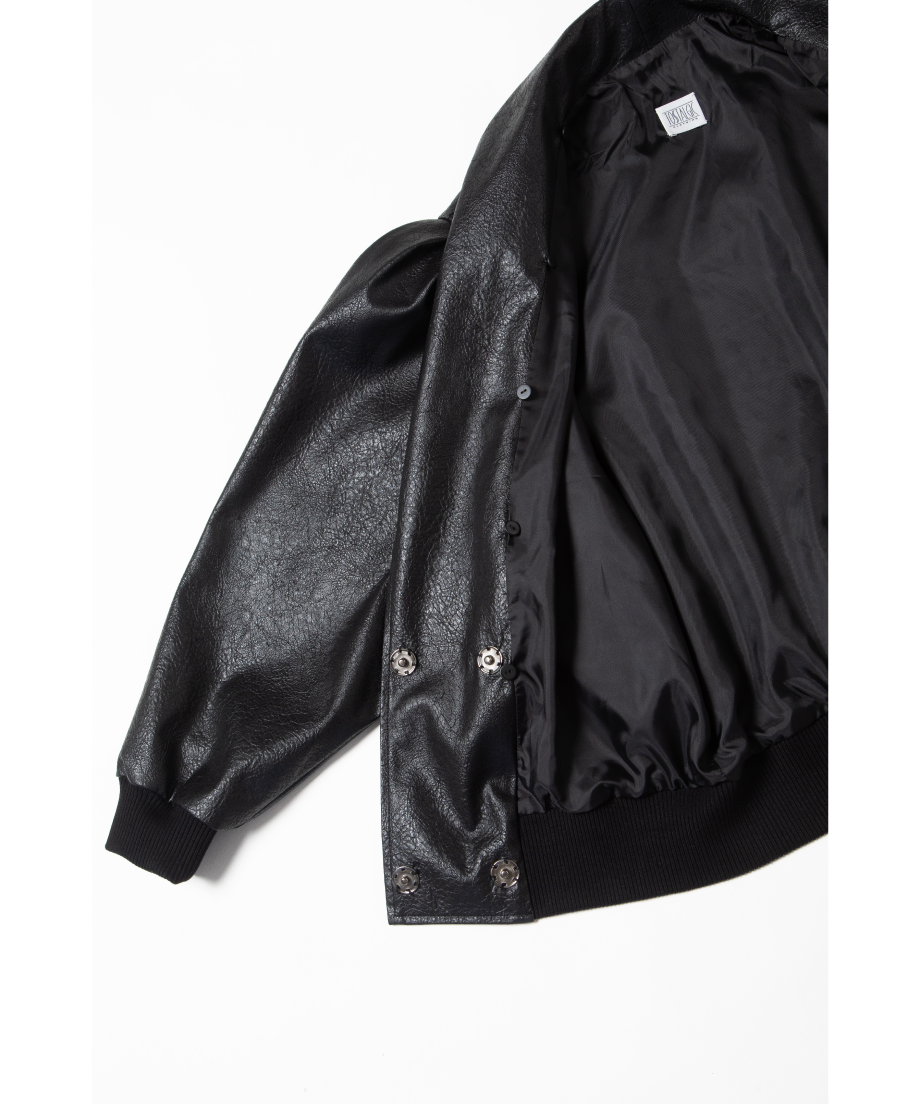 2way leather jacket / black | Tostalgic Clothing 2way leather jacket / black | Tostalgic Clothing