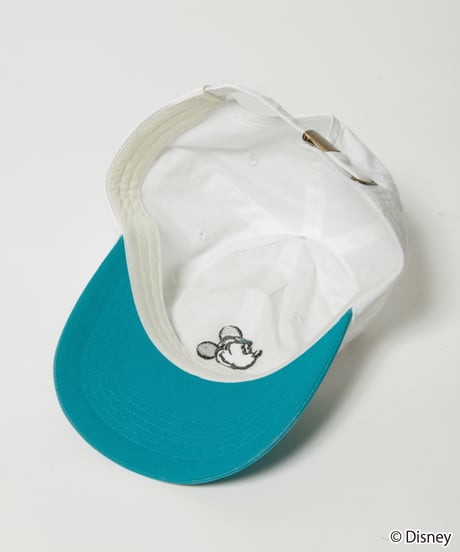 Mickey cap / white×green