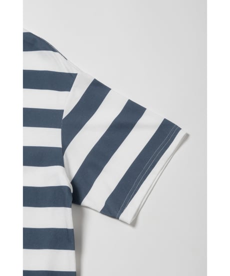 Tos logo stripe Tshirts / navy