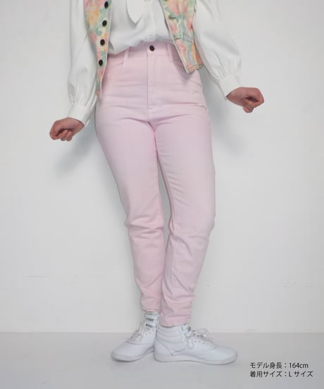 Tostalgic denim pants / pink