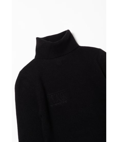 Turtle knit / black