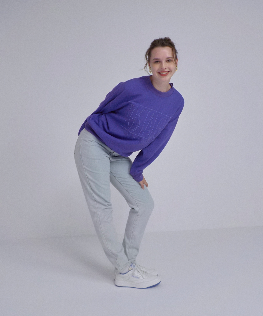 Tostalgic sweatshirt / パープル Tostalgic sweatshirt / パープル