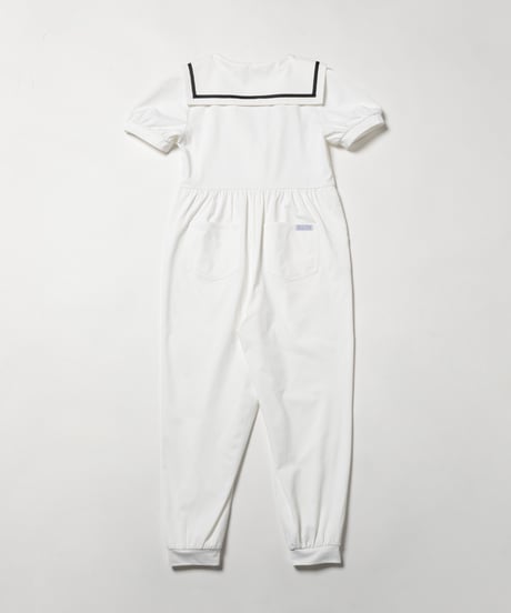 Marine rompers / white