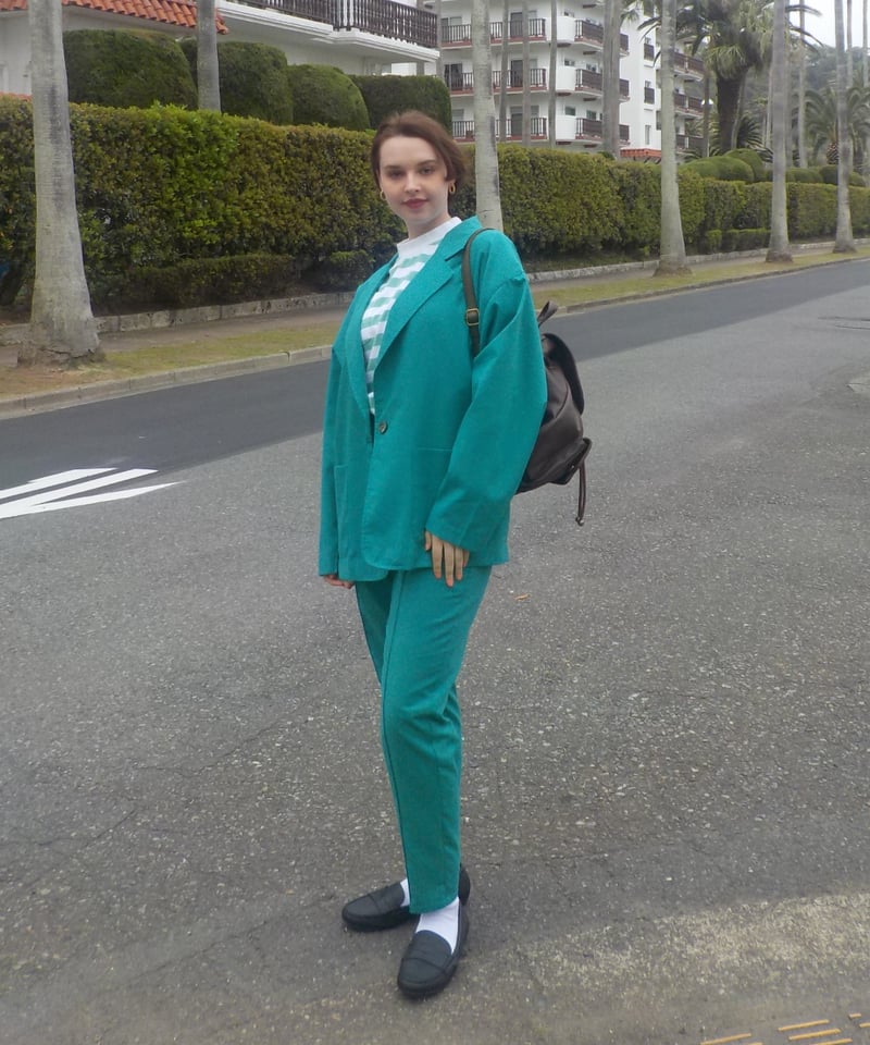 ジャケット・アウター Tostalgic clothing Oversized jacket Oversized jacket / green | Tostalgic Clothing