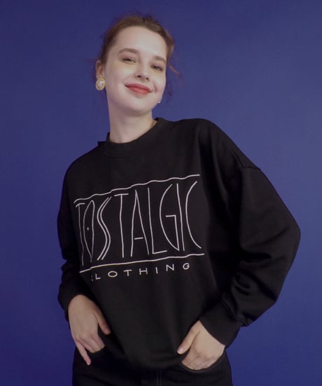 Tostalgic sweatshirt / black