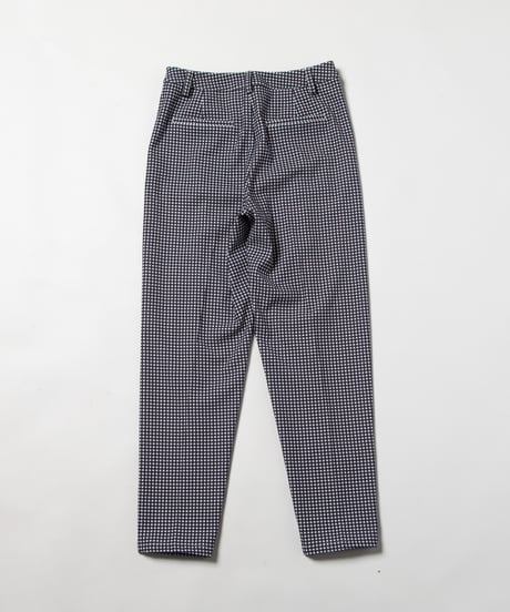 Slacks pants / gingham plaid