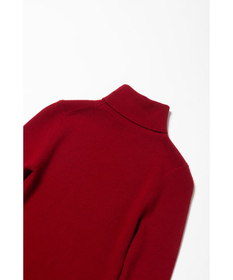 Turtle knit / red