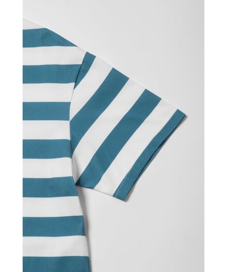 Tos logo stripe Tshirts / green