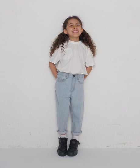 Tostalgic denim pants (Kids) / light blue