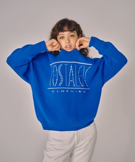Tostalgic sweater / purple blue