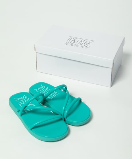 Flip flops / green