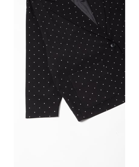 Oversized jacket / polka dots