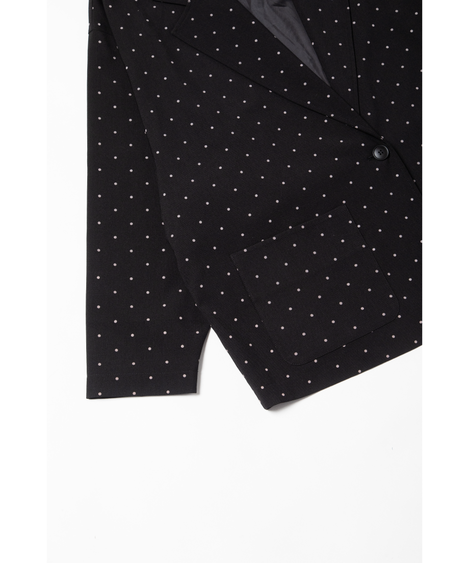 Oversized jacket / polka dots | Tostalgic Clothing