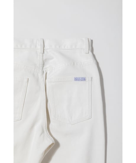 Tostalgic denim pants / white
