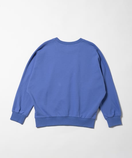 Light ribbed sweatshirt / purple