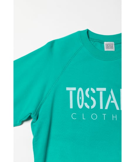 Fitted sweatshirt / blue green