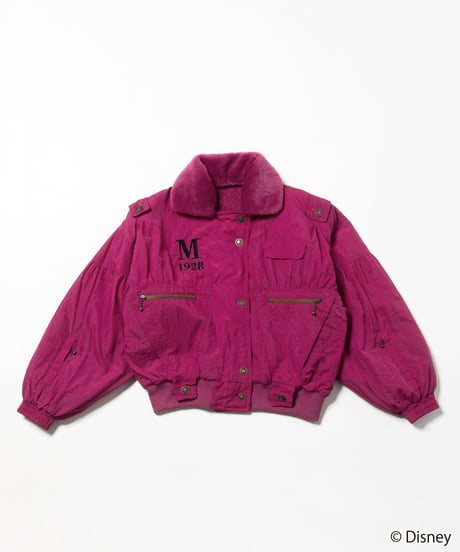 Mickey flight jacket / pink