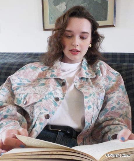 Tostalgic floral denim jacket / floral