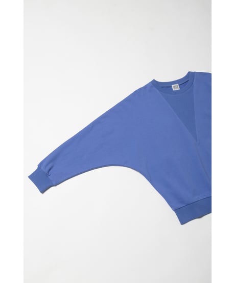 Light ribbed sweatshirt / purple