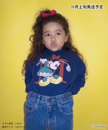 Disney sports sweatshirt(Minnie)(kids) / navy