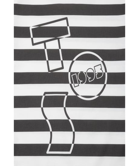 Tos logo stripe Tshirts / black