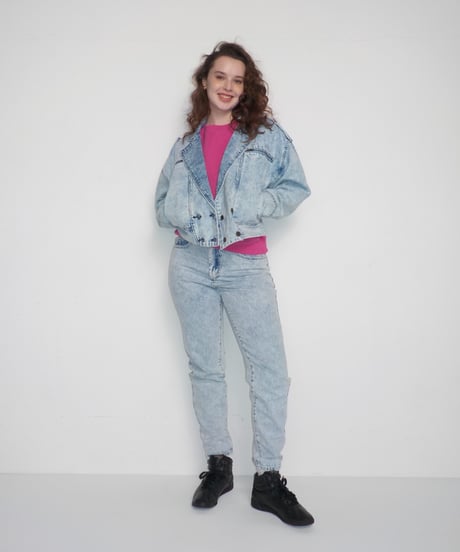 Tostalgic denim pants / acid wash