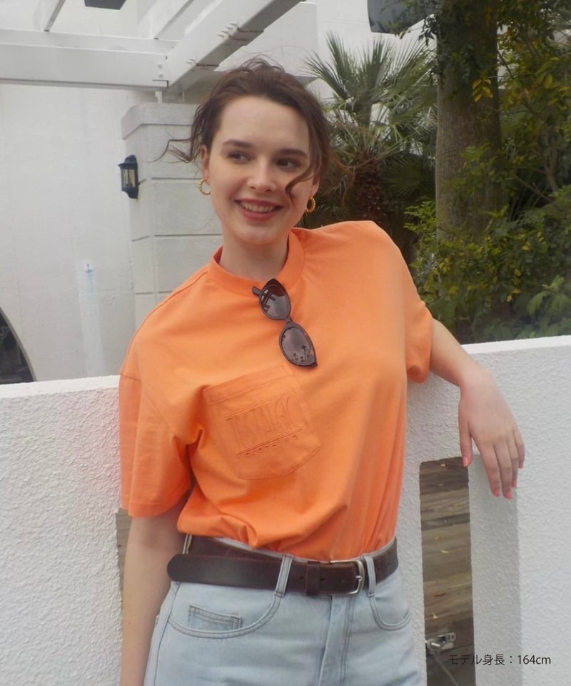 Tostalgic pocket tee / orange | Tostalgic Clothing