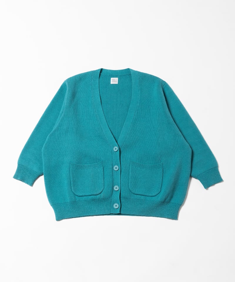 Big knit cardigan / green | Tostalgic Clothing