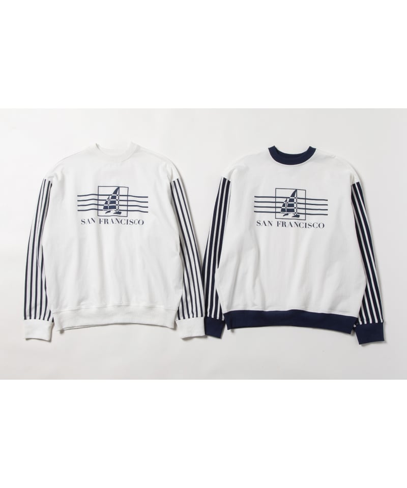 トップス Tostalgic Clothing Yacht long sleeve tee Yacht long sleeve tee / navy | Tostalgic Clothing