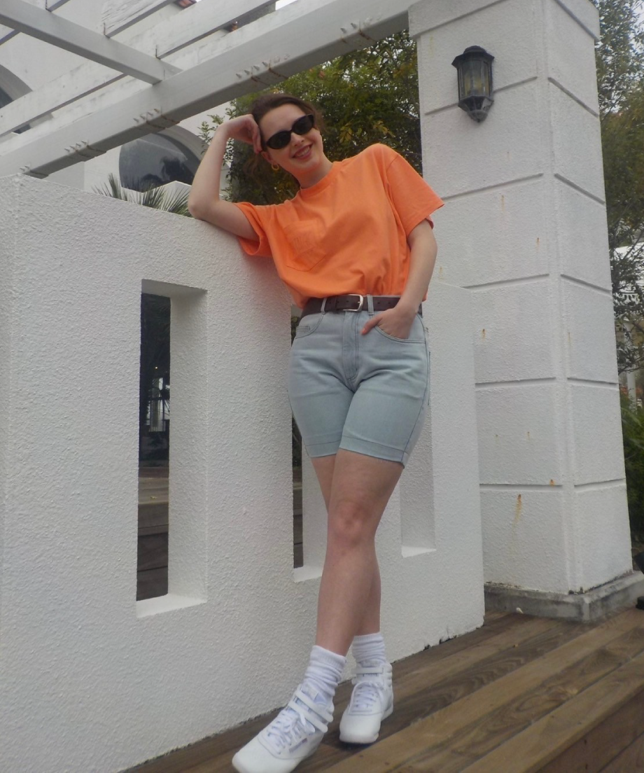 Tostalgic pocket tee / orange | Tostalgic Clothing