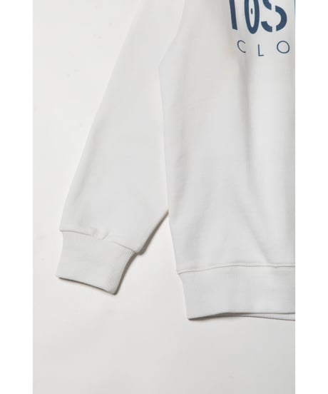 Fitted sweatshirt / white