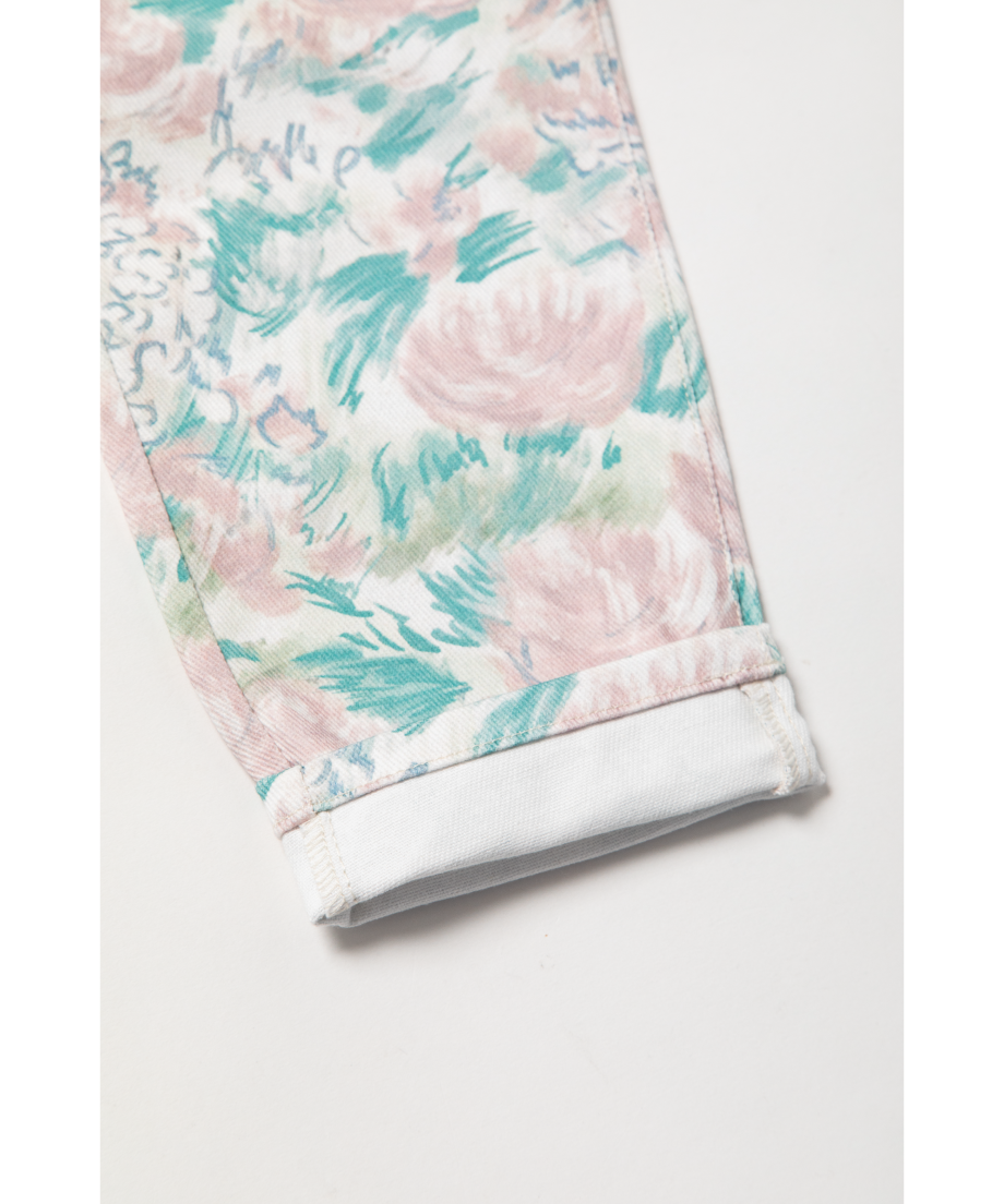 Tostalgic floral denim pants / floral | Tostalg