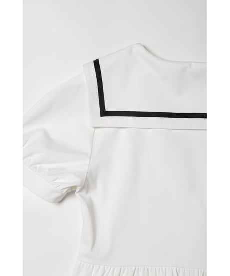 Marine rompers / white