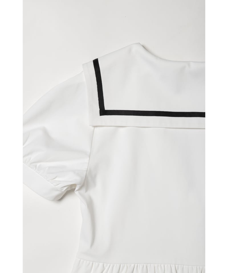 Marine rompers / white | Tostalgic Clothing