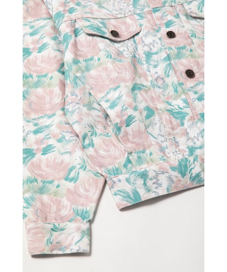 Tostalgic floral denim jacket / floral