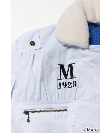 Mickey flight jacket / white