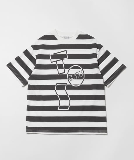 Tos logo stripe Tshirts / black