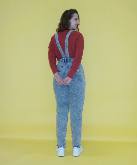 Salopette jeans / acid wash